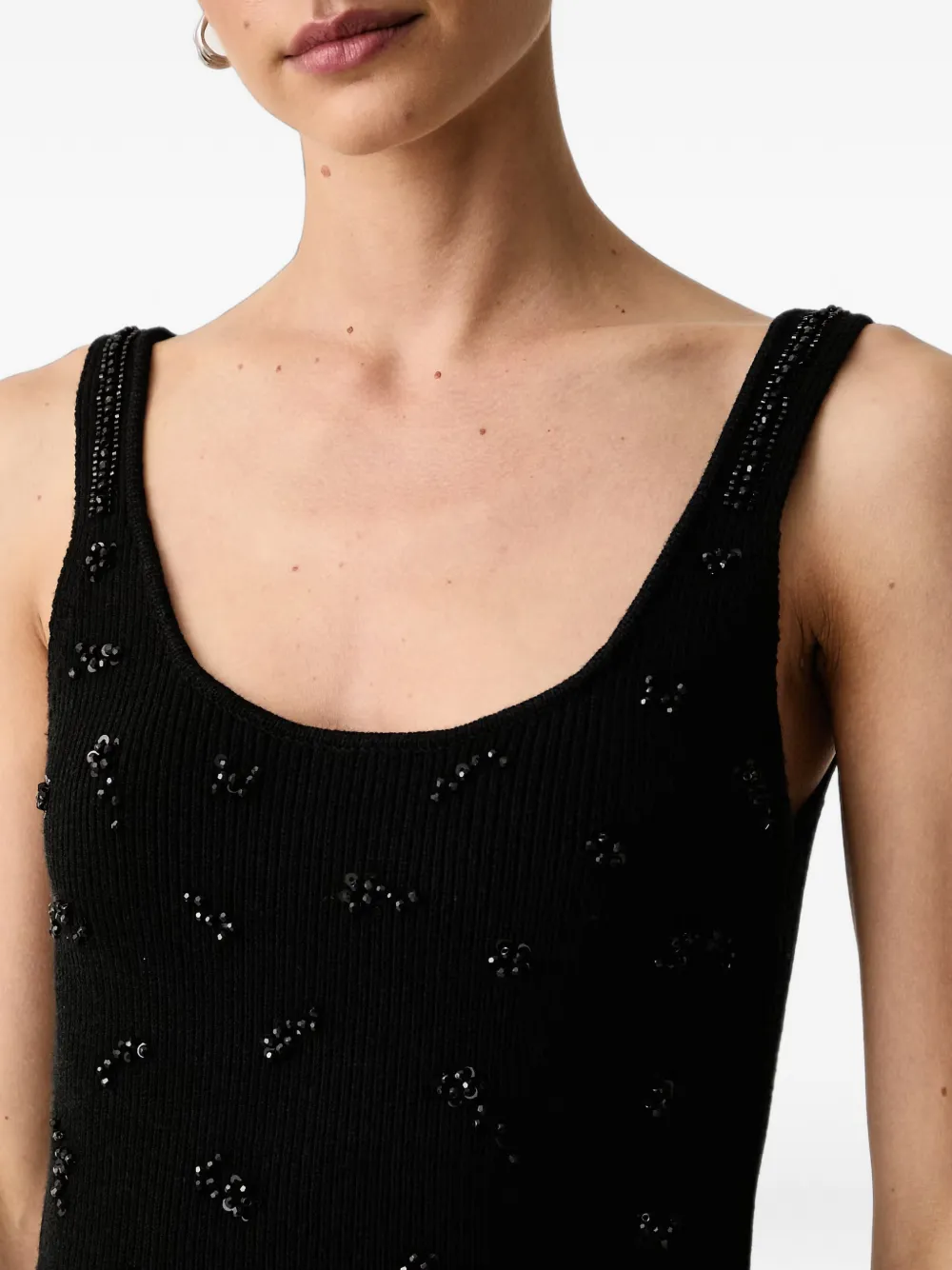 Armani Exchange Asymmetrische jurk Zwart