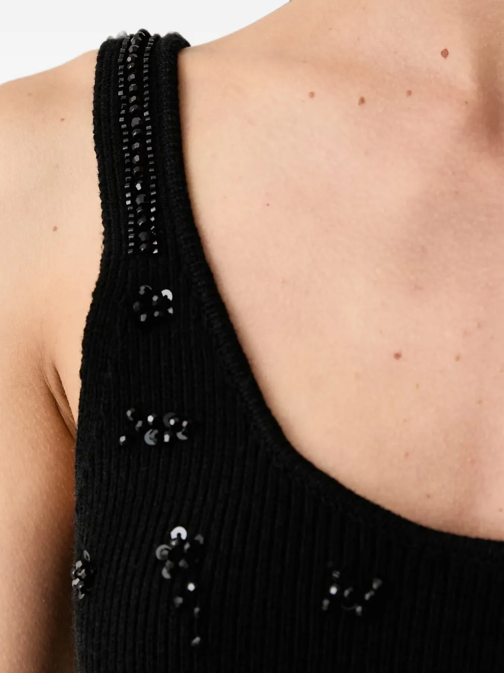 Armani Exchange Asymmetrische jurk Zwart