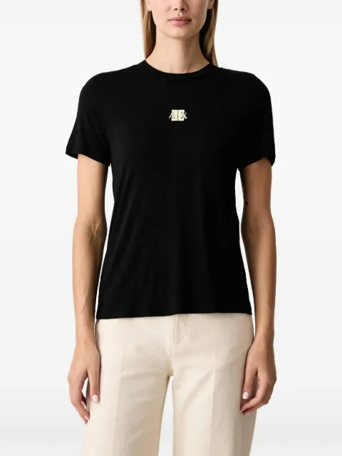 Armani Exchange playera con placa del logo