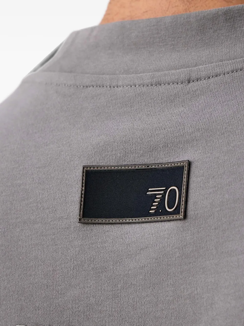 Ea7 Emporio Armani Beyond Gravity T-shirt met grafische print Grijs