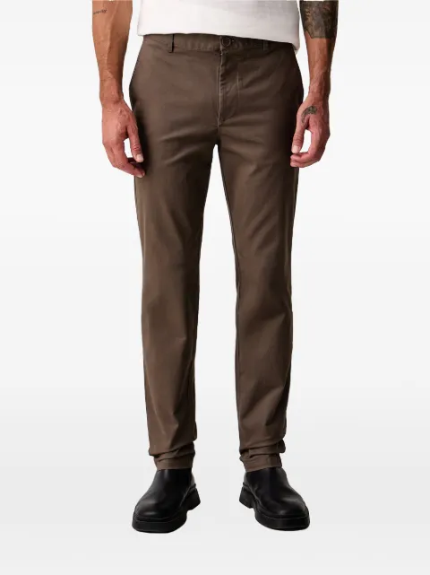 Armani Exchange брюки чинос с логотипом