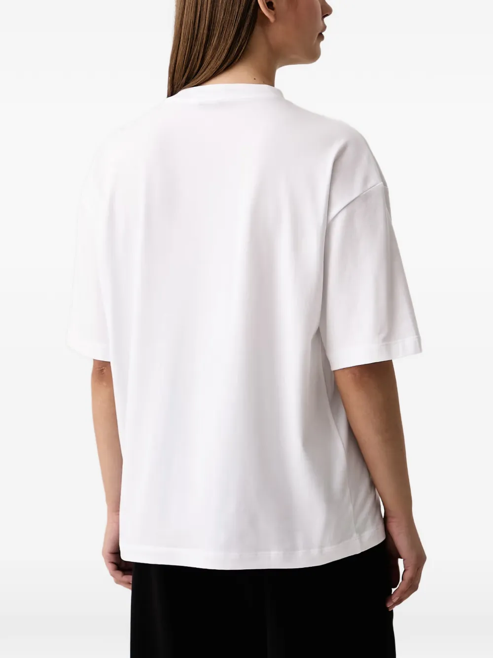 Ea7 Emporio Armani T-shirt met logoprint Wit
