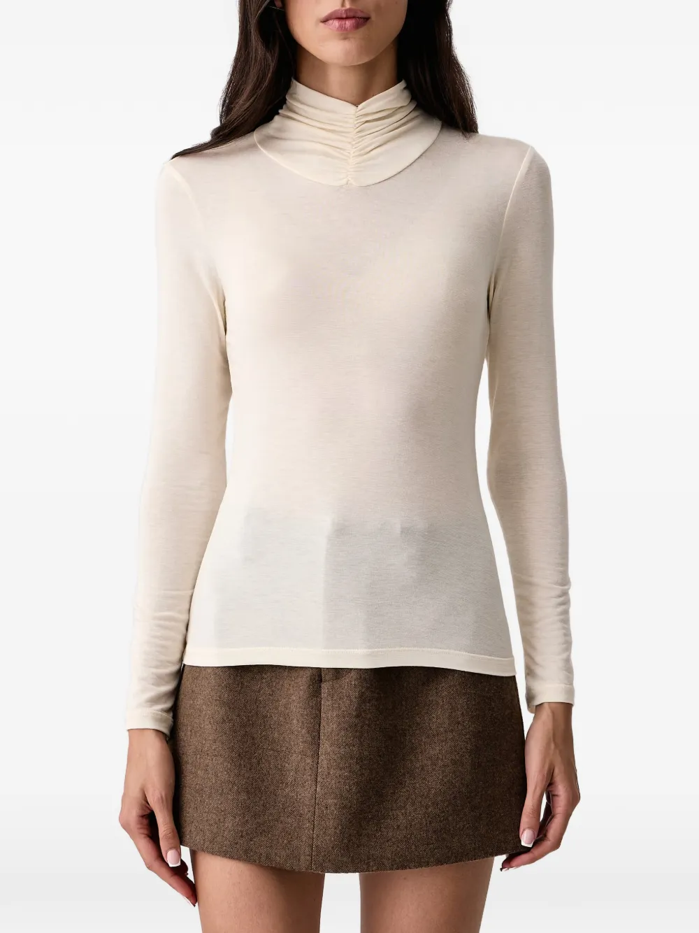 TWINSET T-shirt met ruches Wit