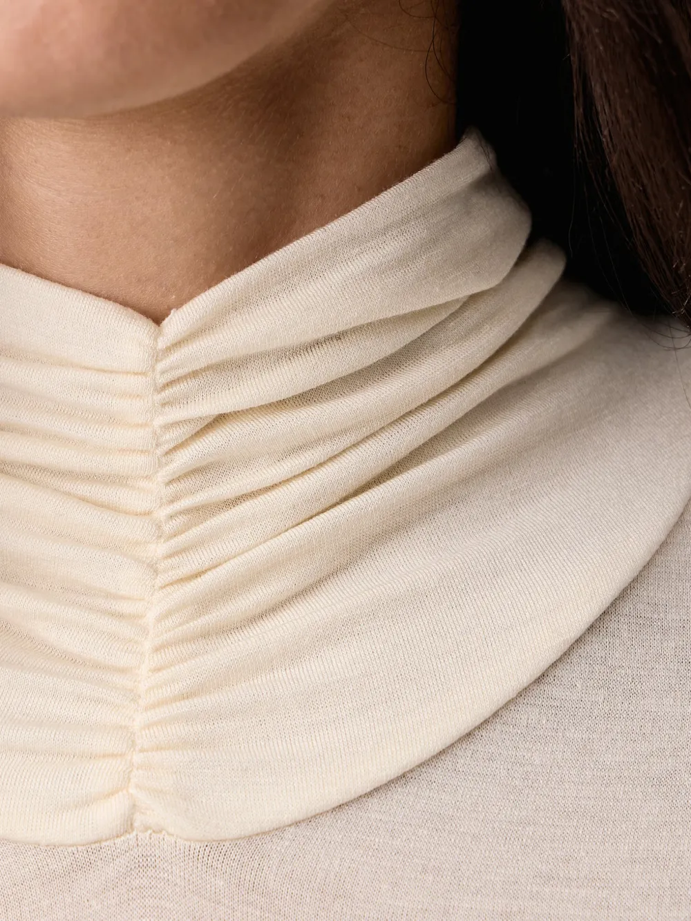 TWINSET T-shirt met ruches Wit