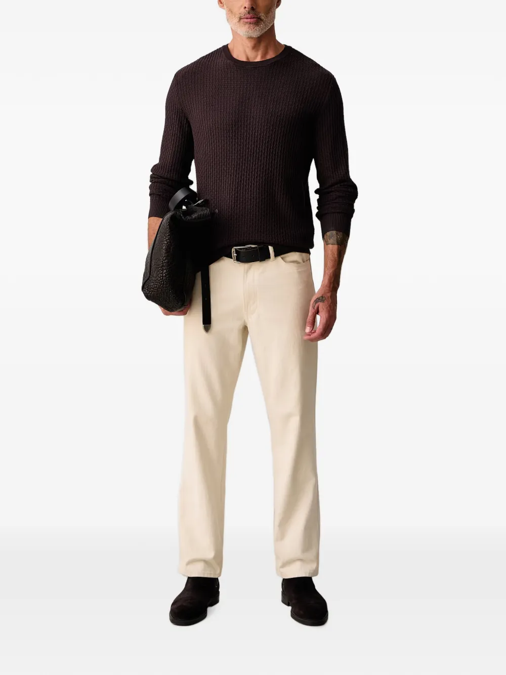 Armani Exchange Trui met lange mouwen Bruin