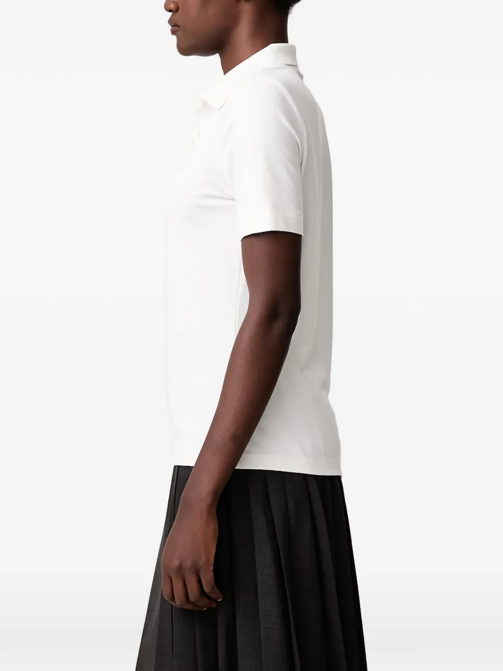 Lacoste Slim-fit stretch poloshirt met UV-bescherming Wit