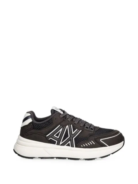 Armani Exchange tenis con parche del logo y paneles