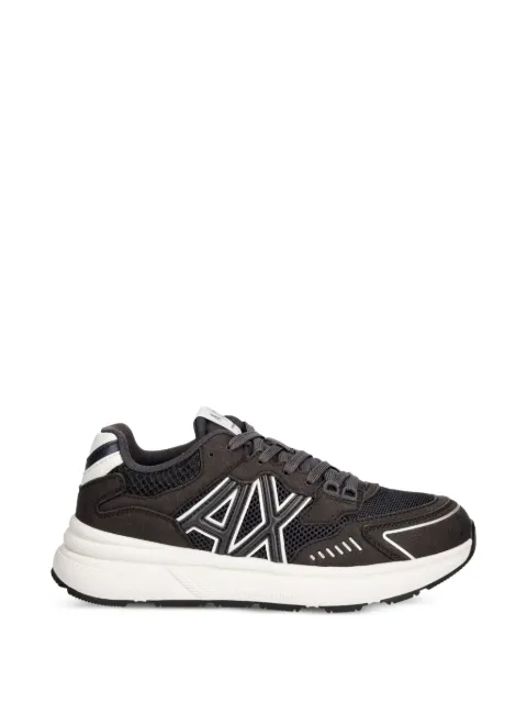 Armani Exchange logo-patch panelled sneakers