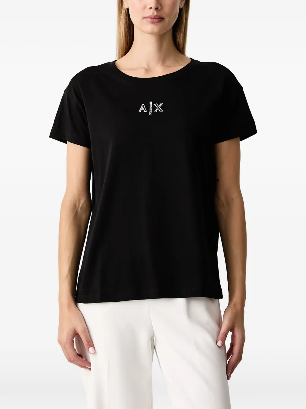 Armani Exchange logo-embellished T-shirt