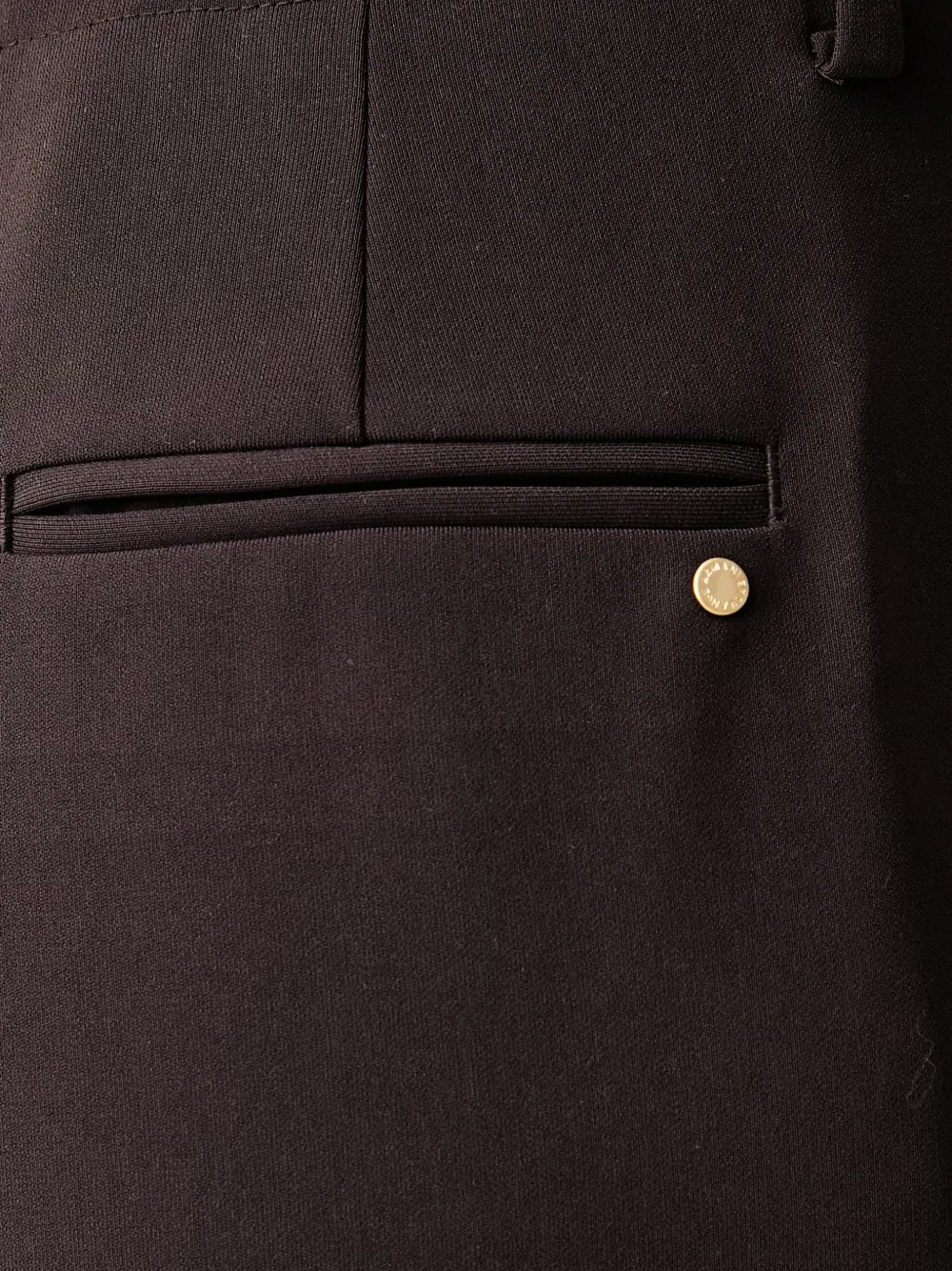 Armani Exchange Geplooide broek met omgeslagen pijpen Bruin