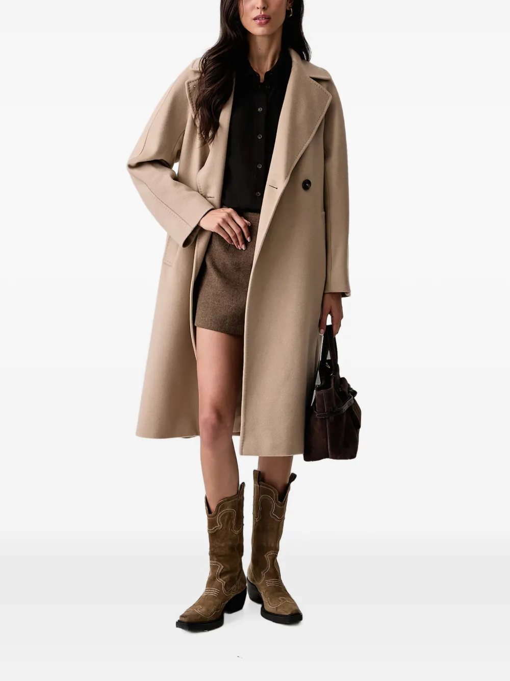 TWINSET Button-down overhemd Zwart
