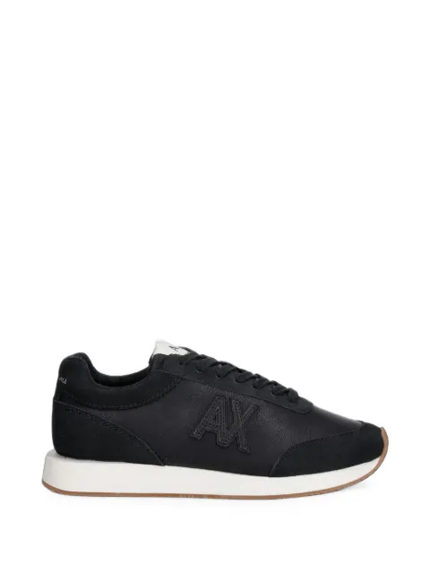 Armani Exchange logo-patch panelled sneakers