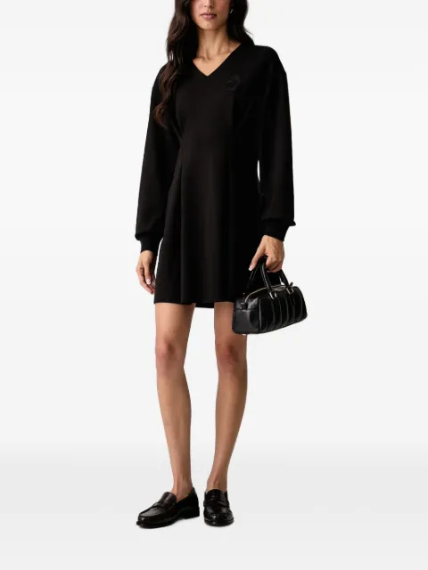 Armani Exchange robe courte à design plissé