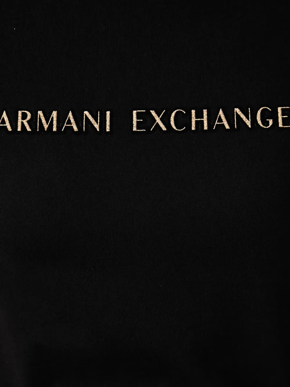 Armani Exchange T-shirt met logoprint Zwart