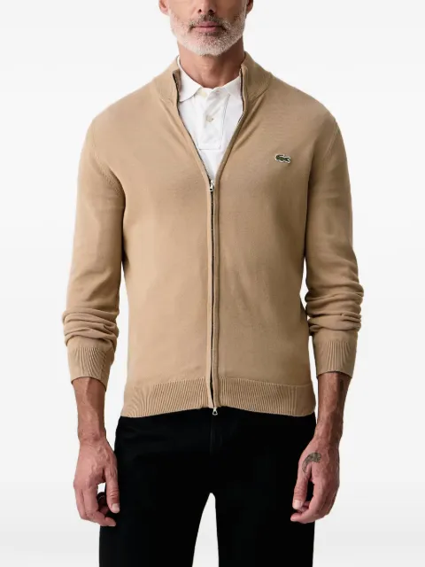 Lacoste Pullover mit Stehkragen und Reißverschluss