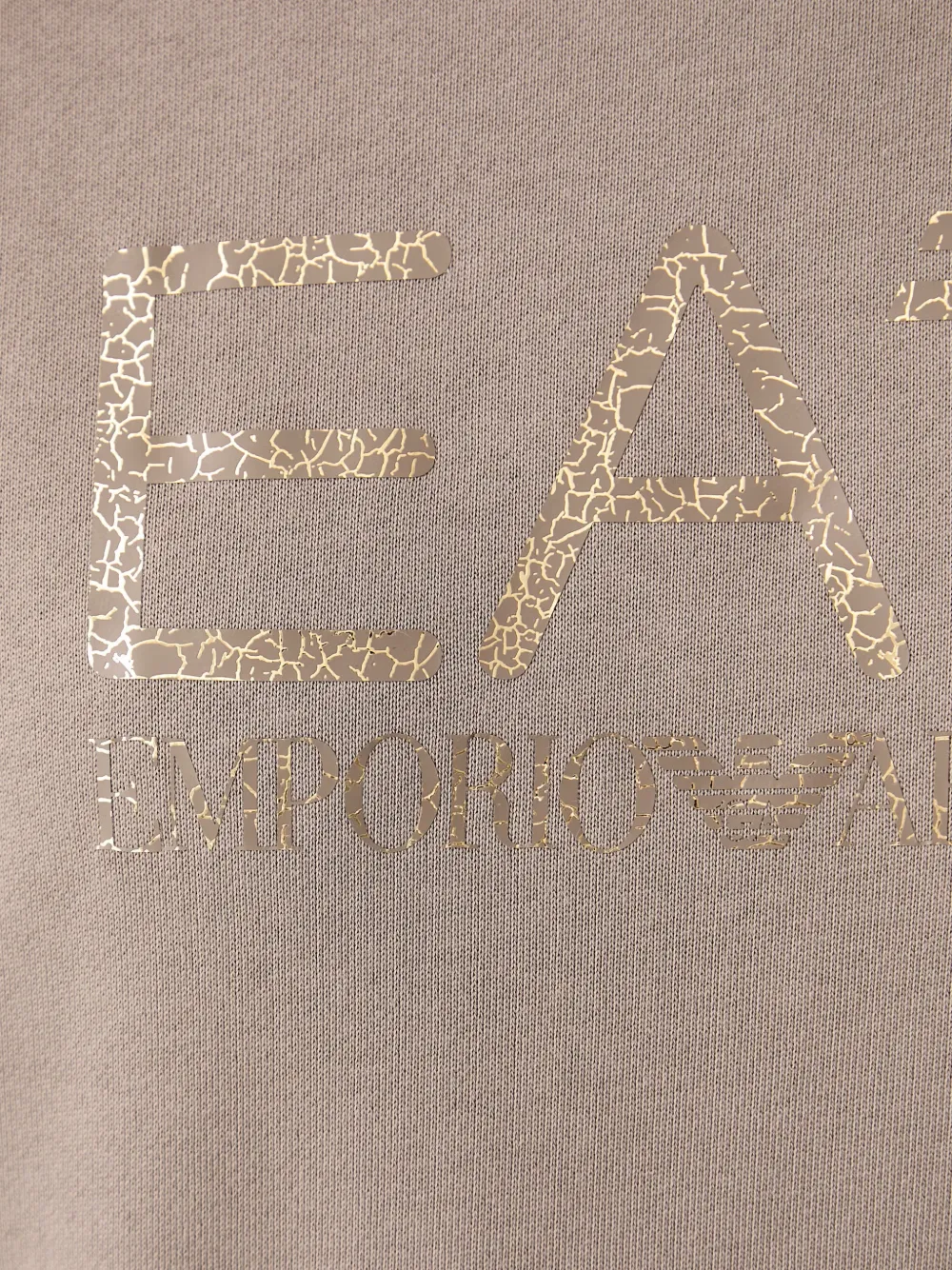 Ea7 Emporio Armani Sweater met logoprint Beige