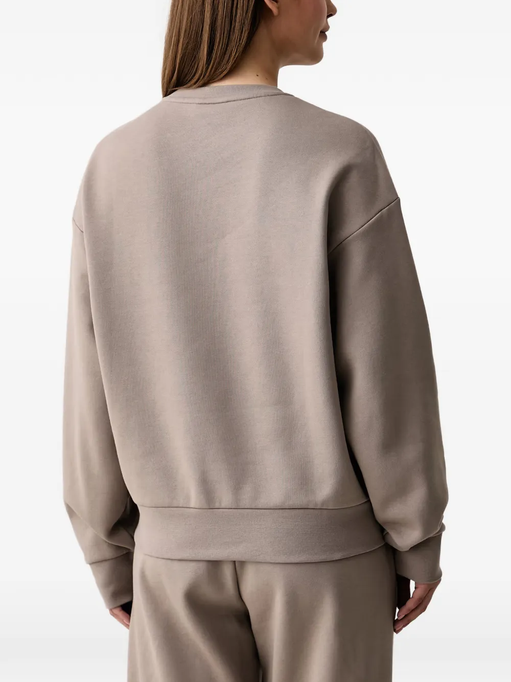 Ea7 Emporio Armani Sweater met logoprint Beige