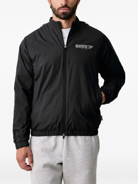 Ea7 Emporio Armani logo-print ripstop jacket