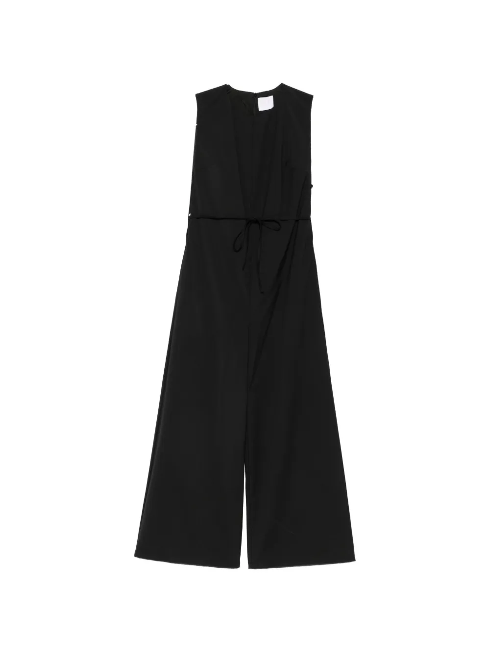 Su sleeveless tie-waist jumpsuit