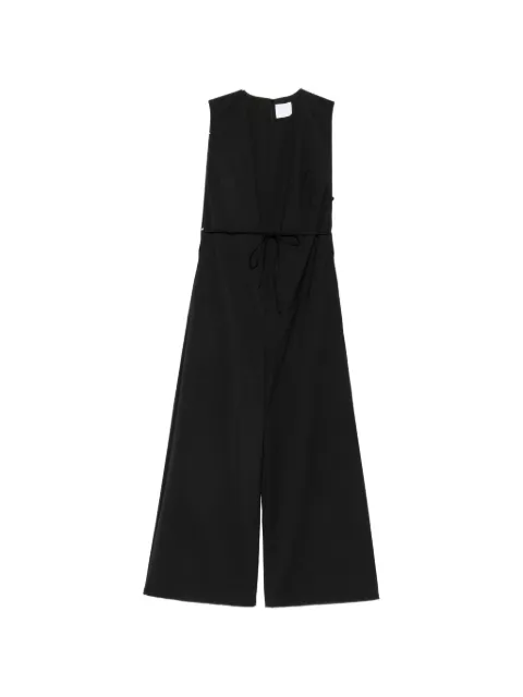Su sleeveless tie-waist jumpsuit