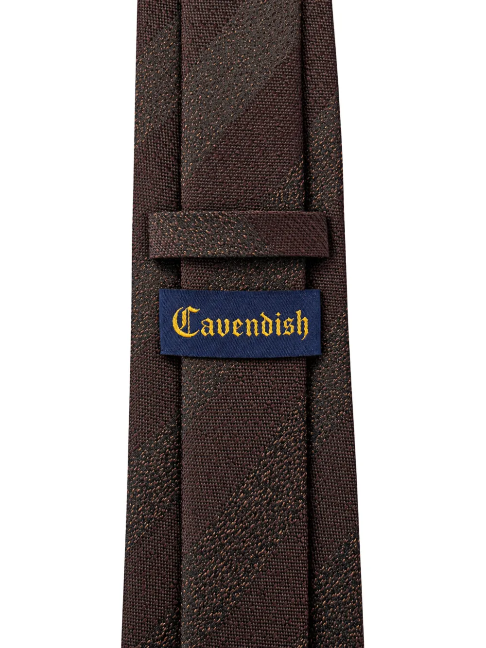 Cavendish striped tie Bruin