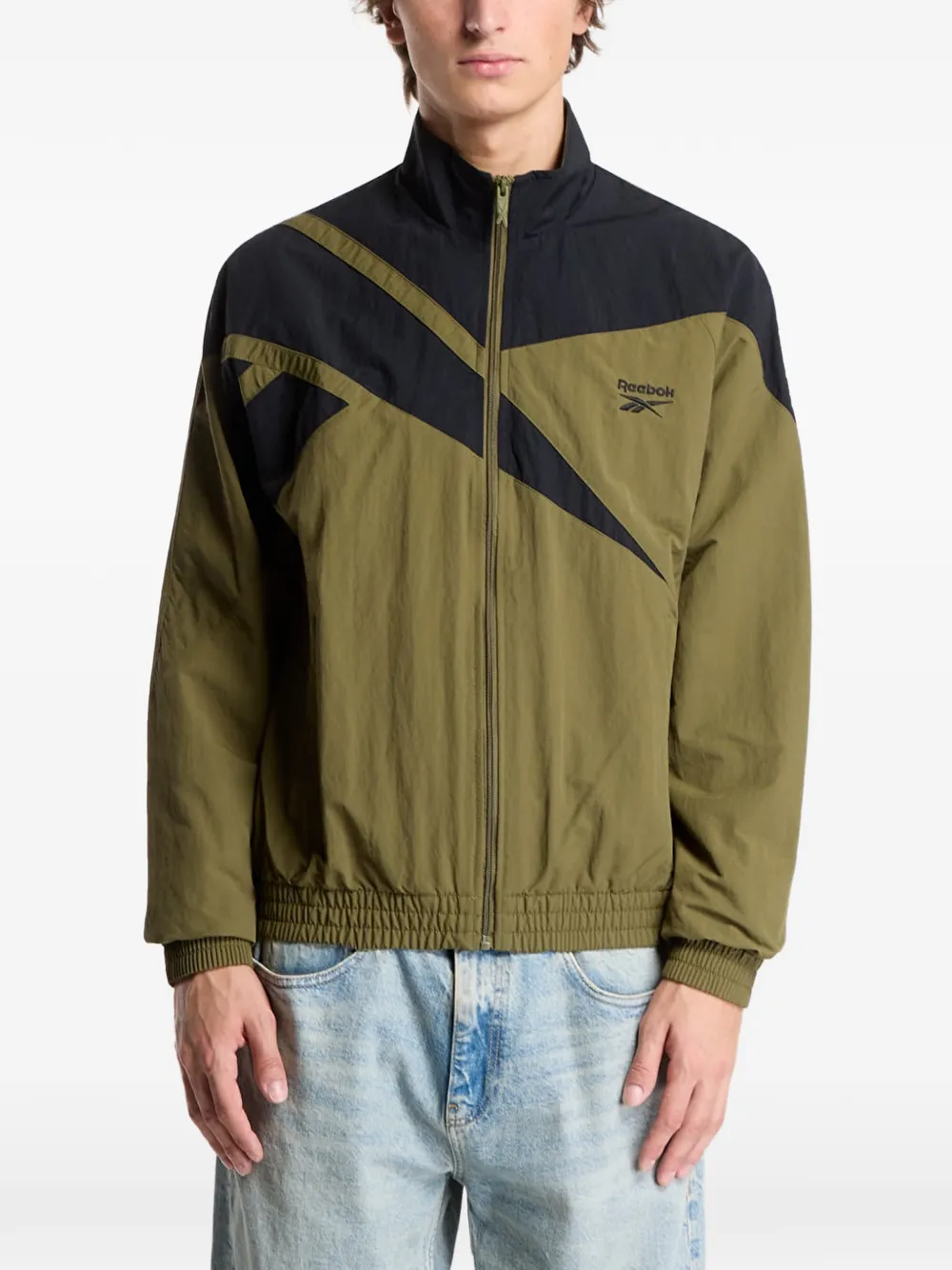 Reebok Vector zip-up jacket Groen