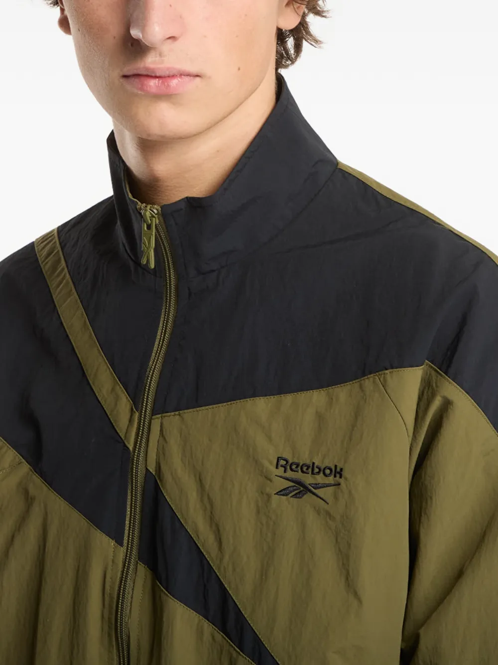 Reebok Vector zip-up jacket Groen