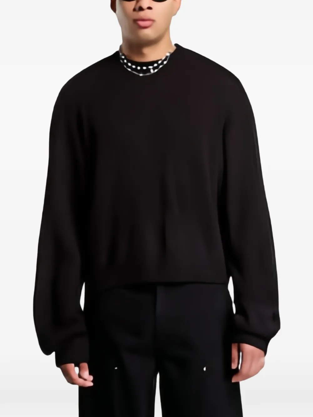 HELIOT EMIL Uniform knit sweater - Nero