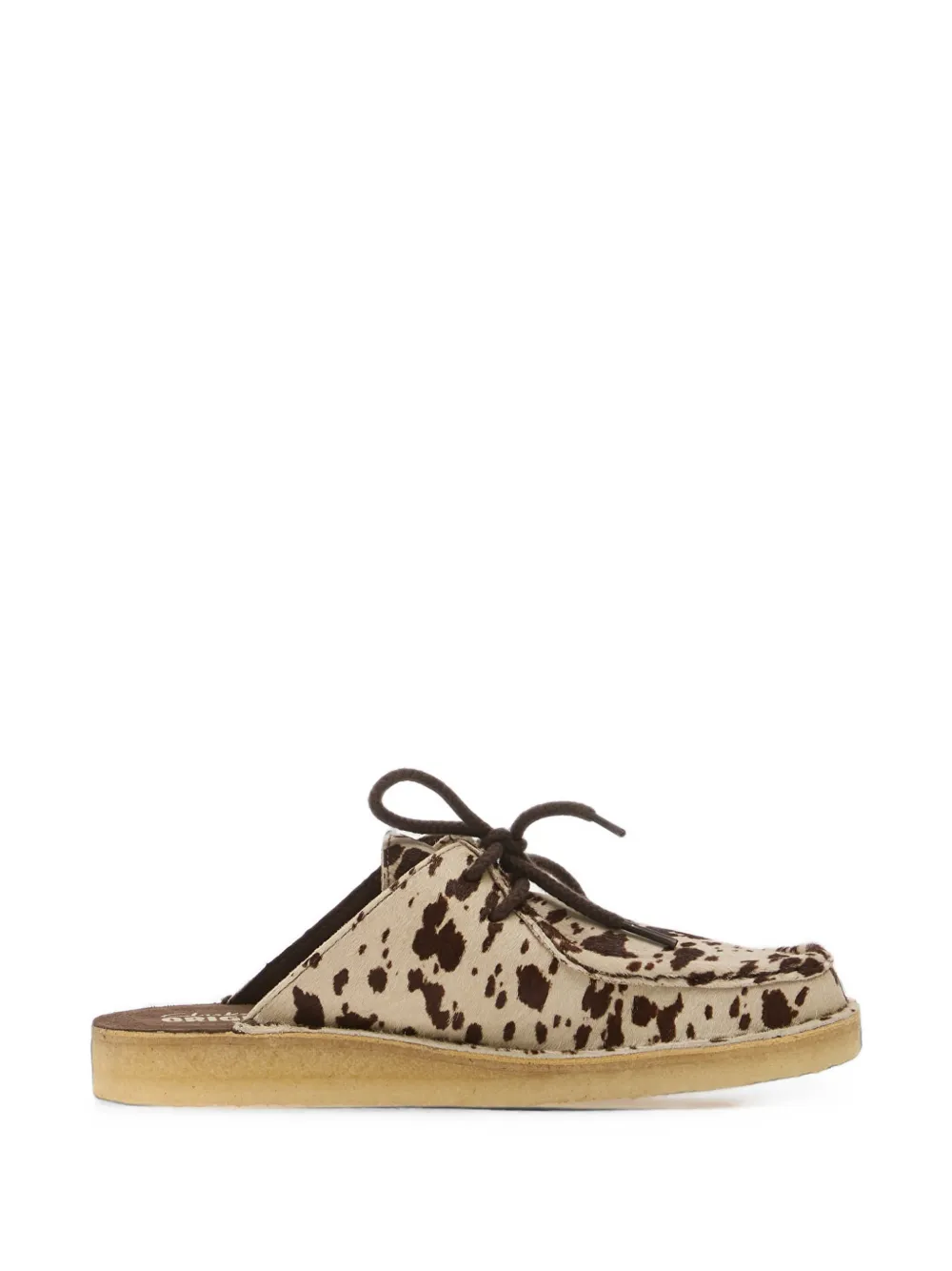 Clarks DSRTNomad cow-print mules