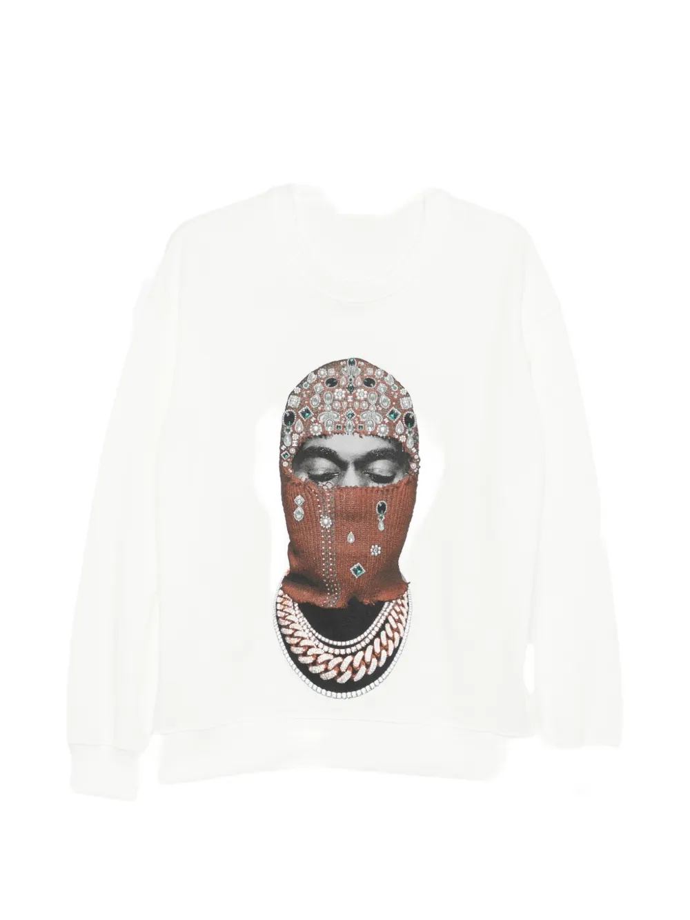 Ih Nom Uh Nit graphic-print sweatshirt - Bianco