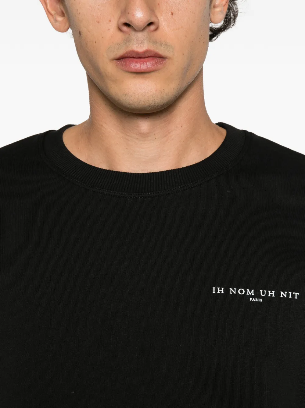 Ih Nom Uh Nit Sweater met print Zwart