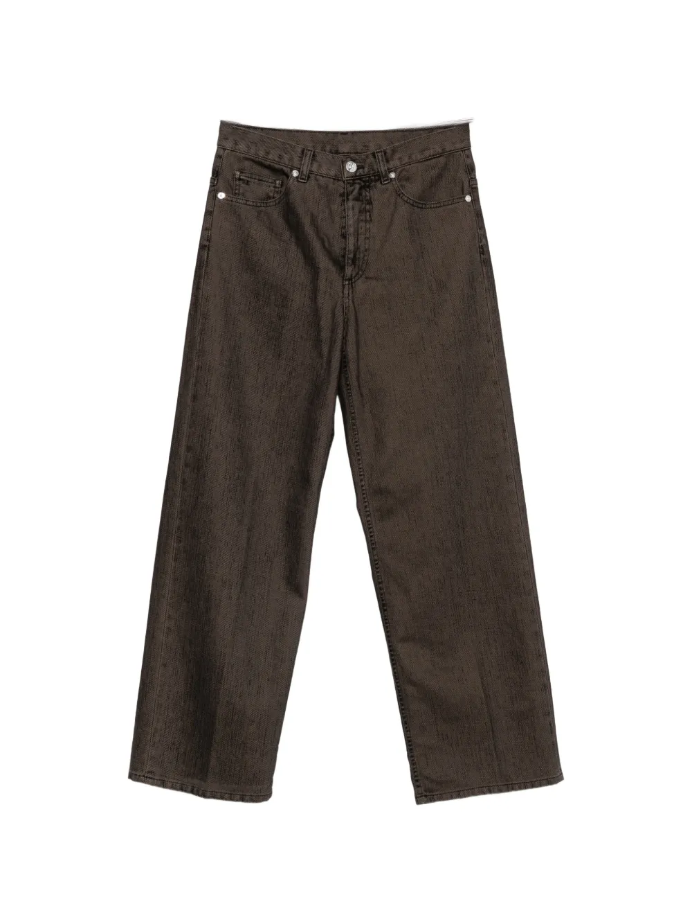 Nine In The Morning Elsa wide-leg jeans - Marrone