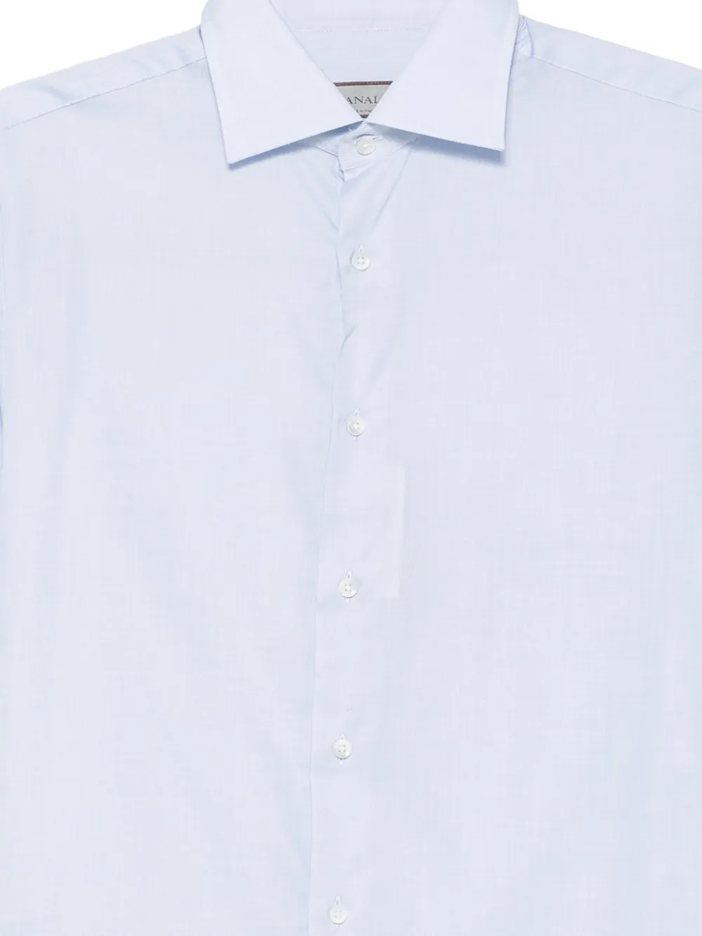 Canali Button-down overhemd Blauw