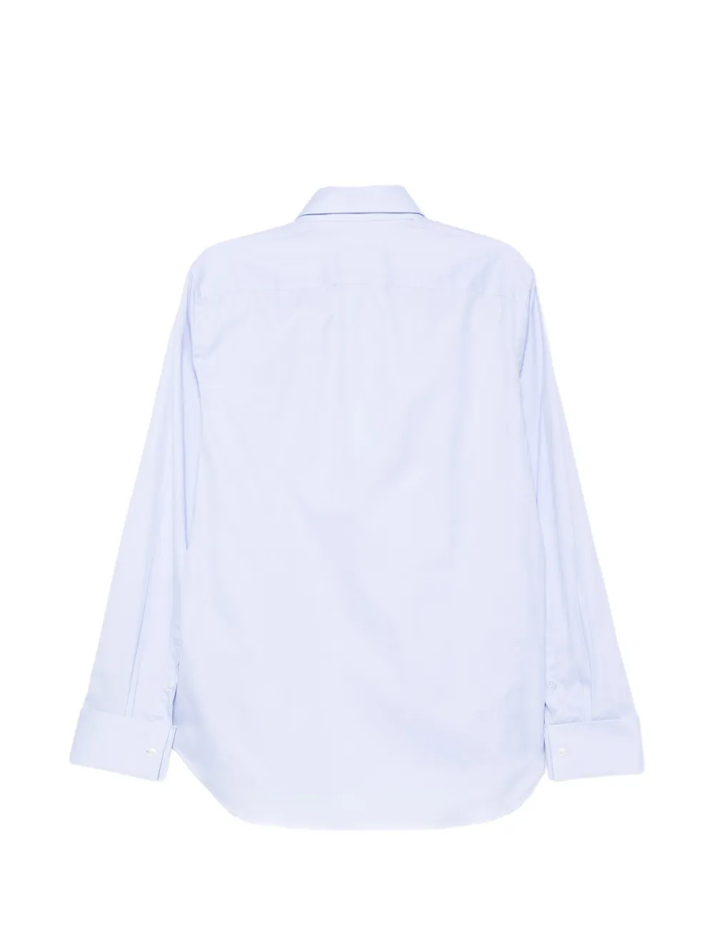 Canali Overhemd met gespreide kraag en knopen Blauw