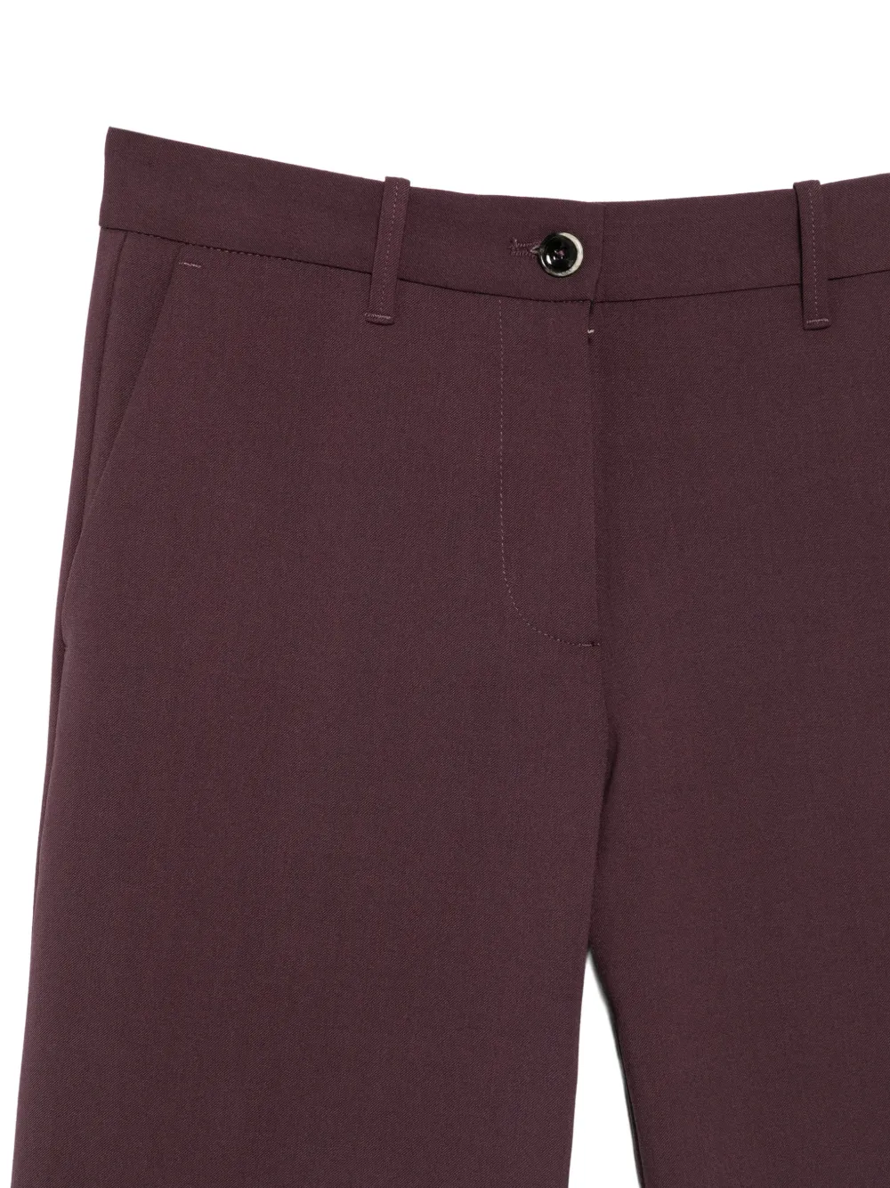 Nine In The Morning Seraphine pantalon met rechte pijpen Paars