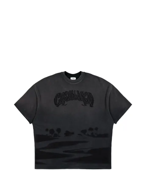 Casablanca Black Sands logo-print T-shirt