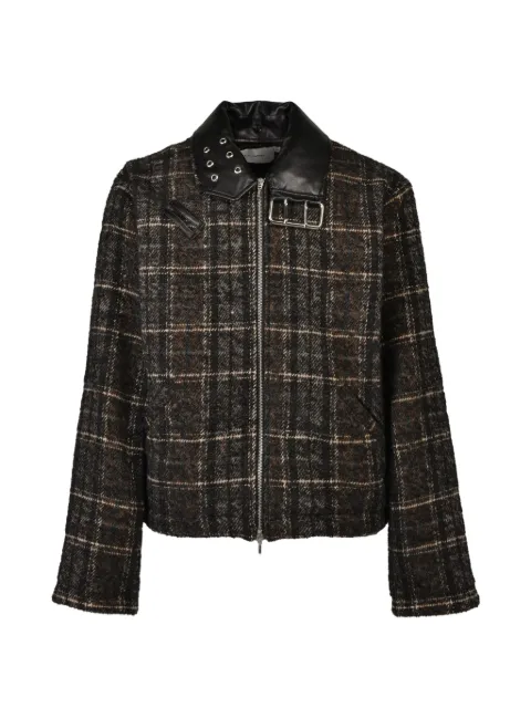 AV Vattev detachable-collar wool jacket