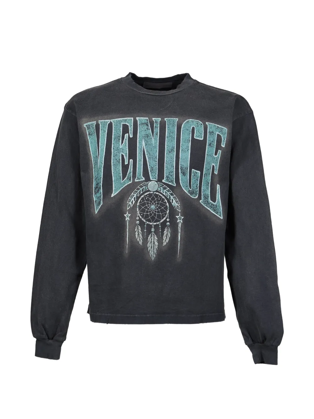 JUN/NAKAYAMA graphic-print long-sleeve T-shirt | Black | Image 1