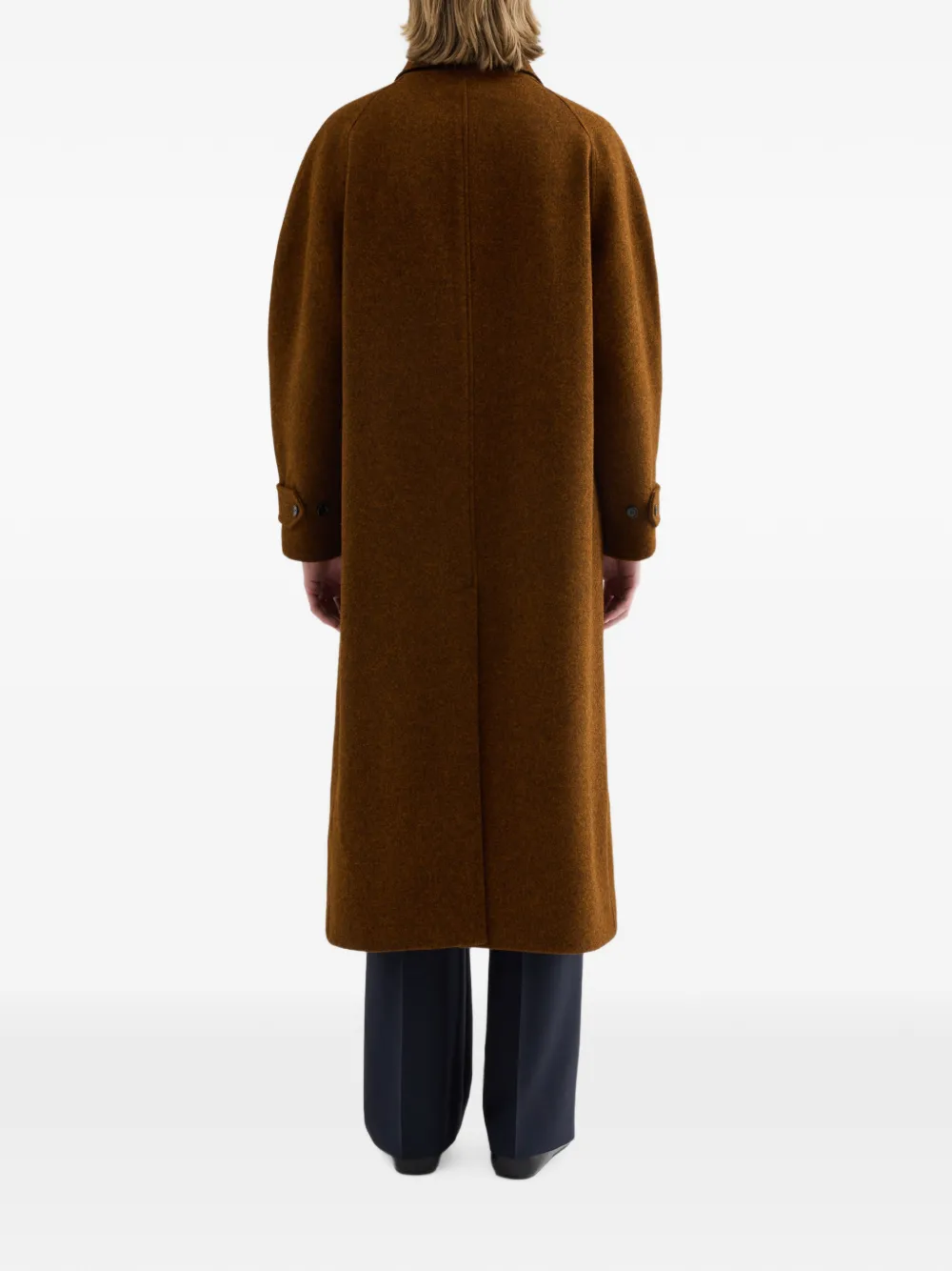 Jil Sander Vilten wollen jas Bruin