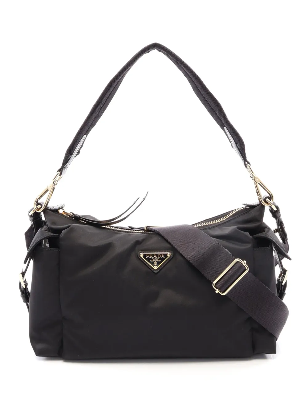 Prada Pre-Owned 2013-2026 Tessuto satchel - Nero