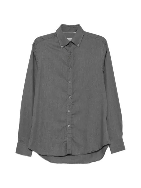 Canali button-fastening long-sleeve shirt