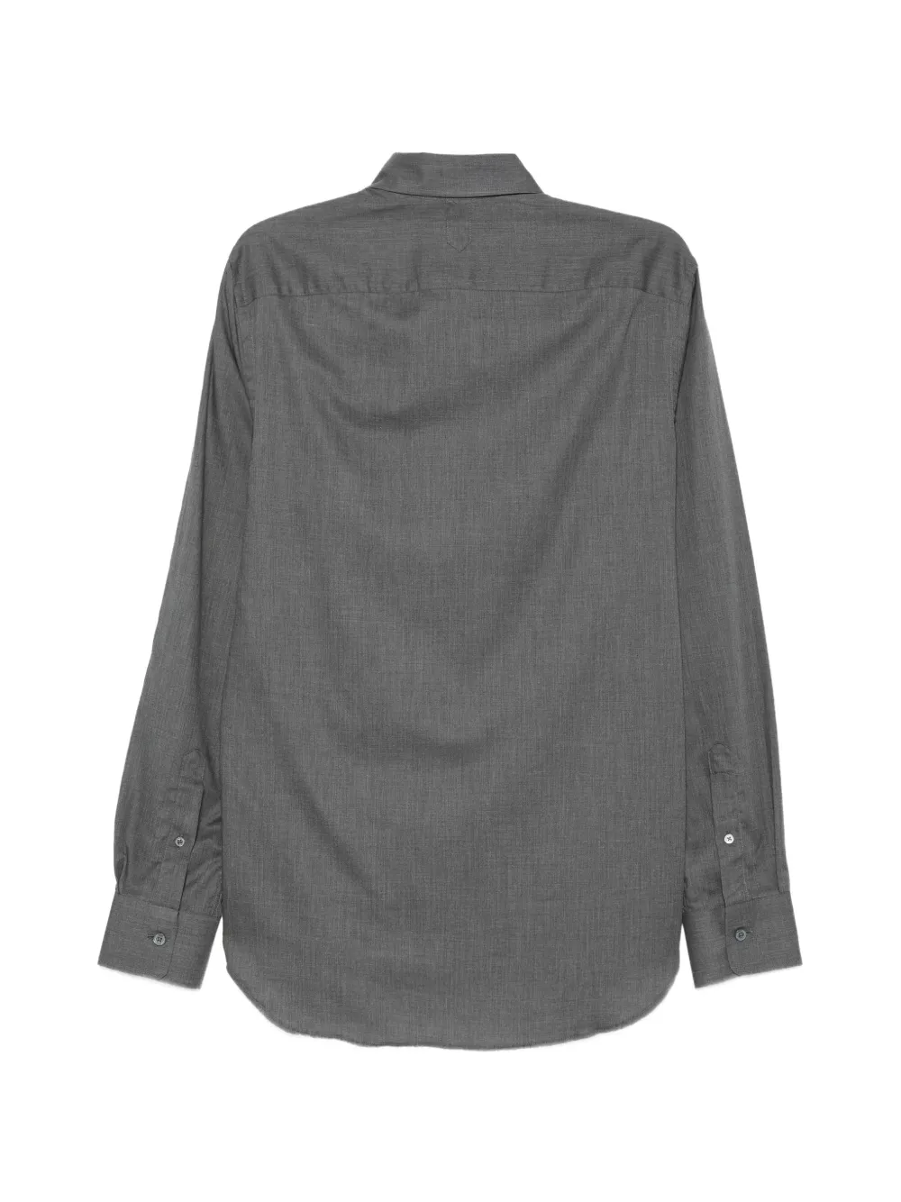 Canali Overhemd met knoopsluiting Grijs