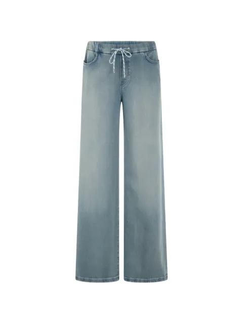 MARCCAIN drawstring-waist wide-leg jeans