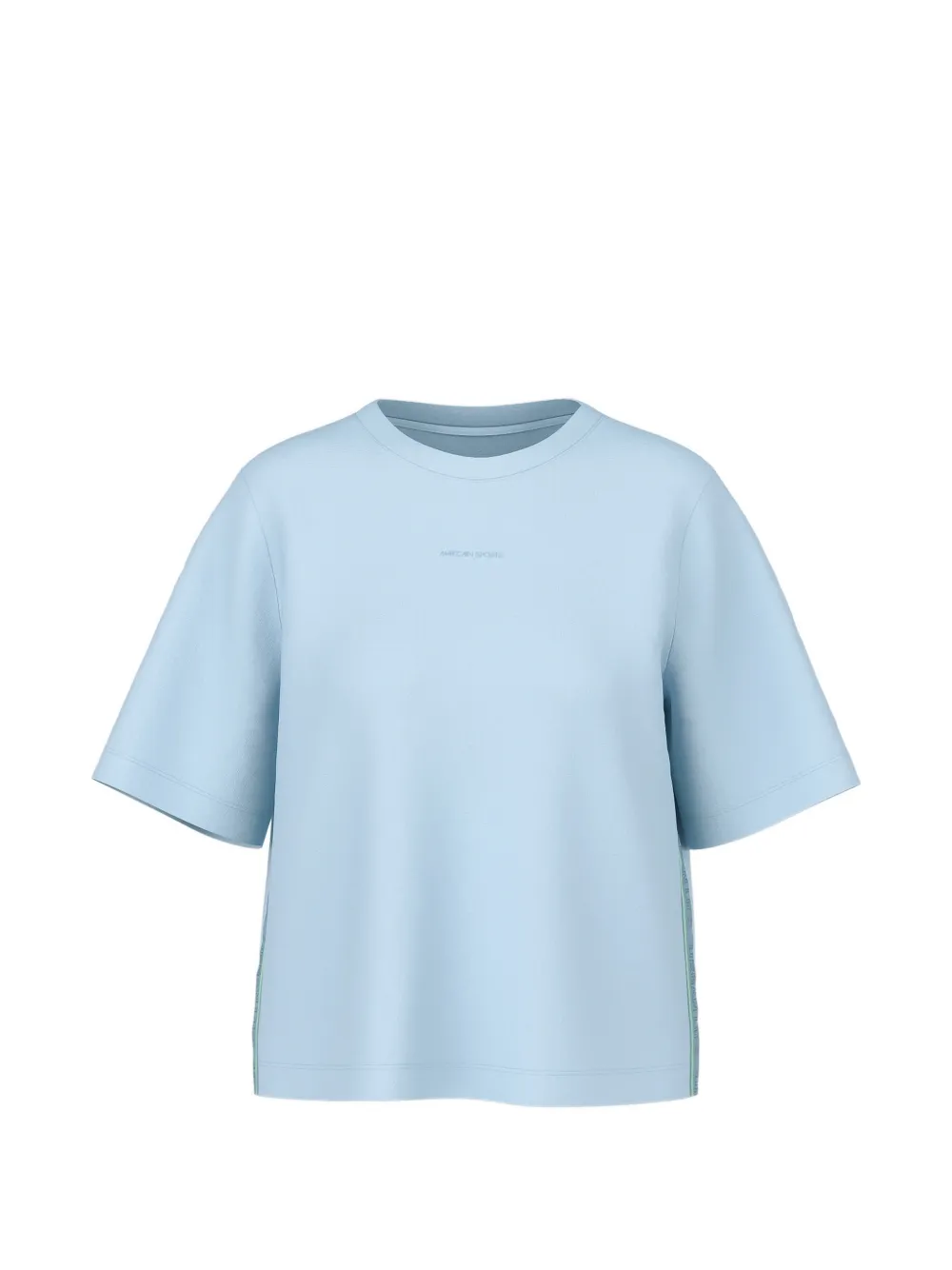 Marccain Logo-print Short-sleeve T-shirt In Blue