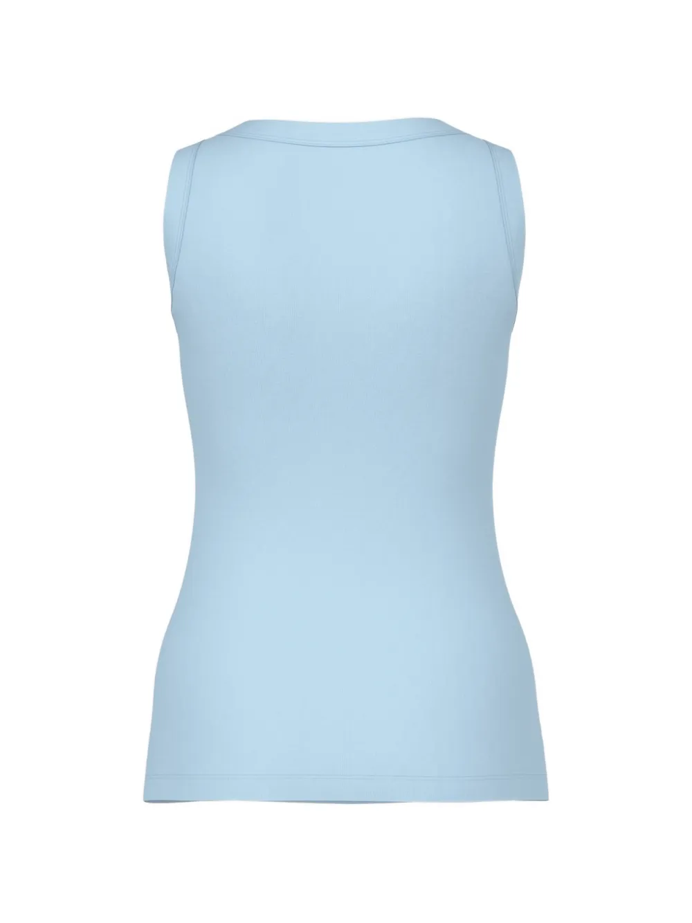MARCCAIN ribbed-knit tank top Blauw