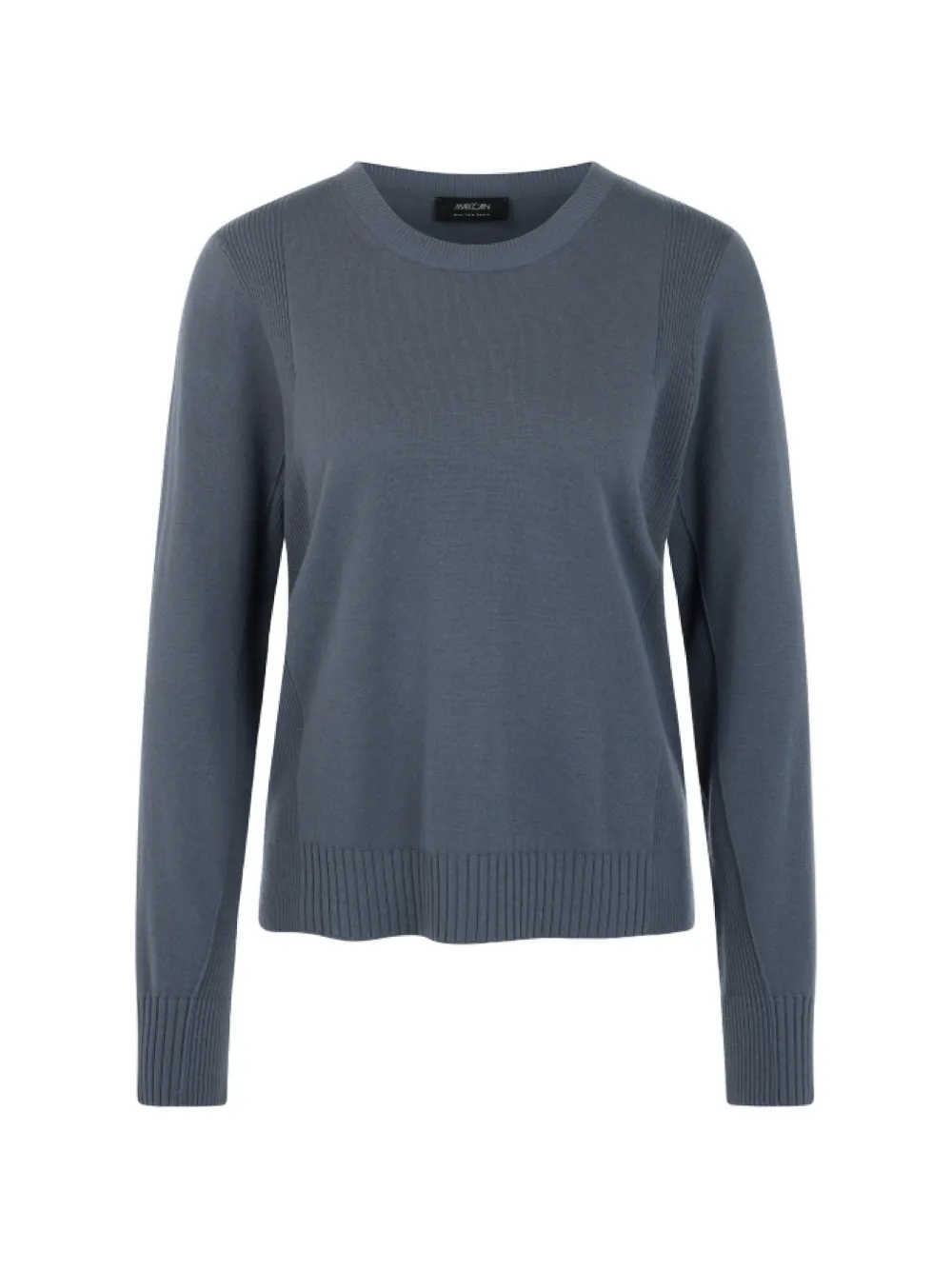 MARCCAIN ribbed-knit crew neck sweater