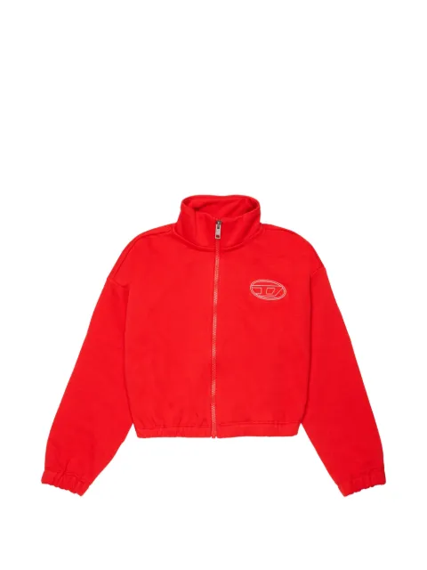 Diesel Kids logo-print cropped sweater