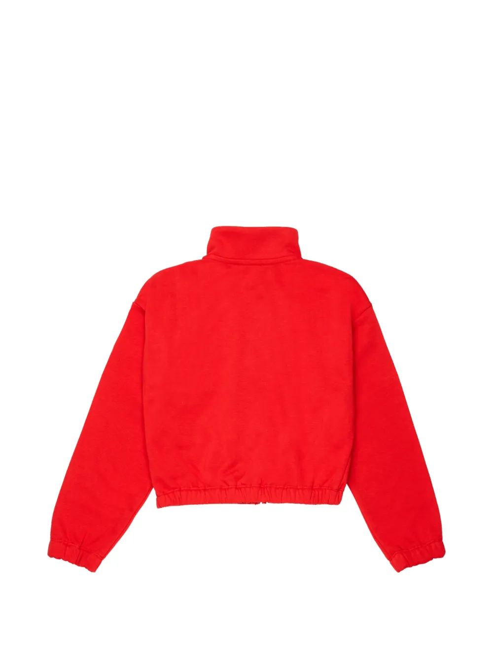 Diesel Kids logo-print cropped sweater Rood
