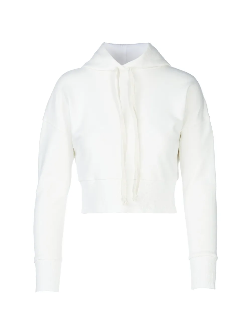 Tessitura cropped hoodie