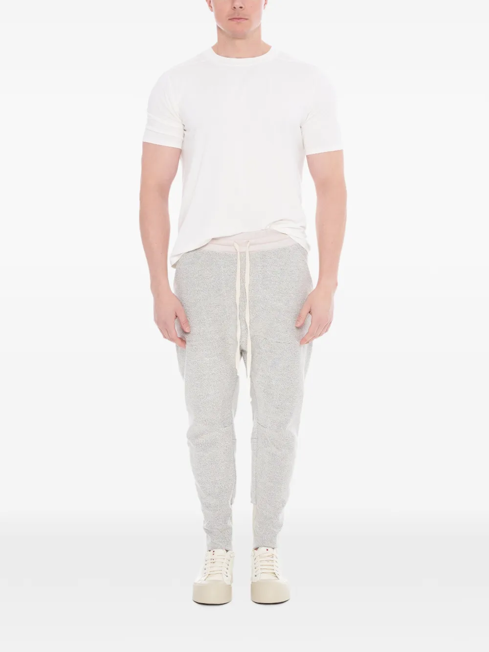 Tessitura Jersey broek met verlaagd kruis Grijs